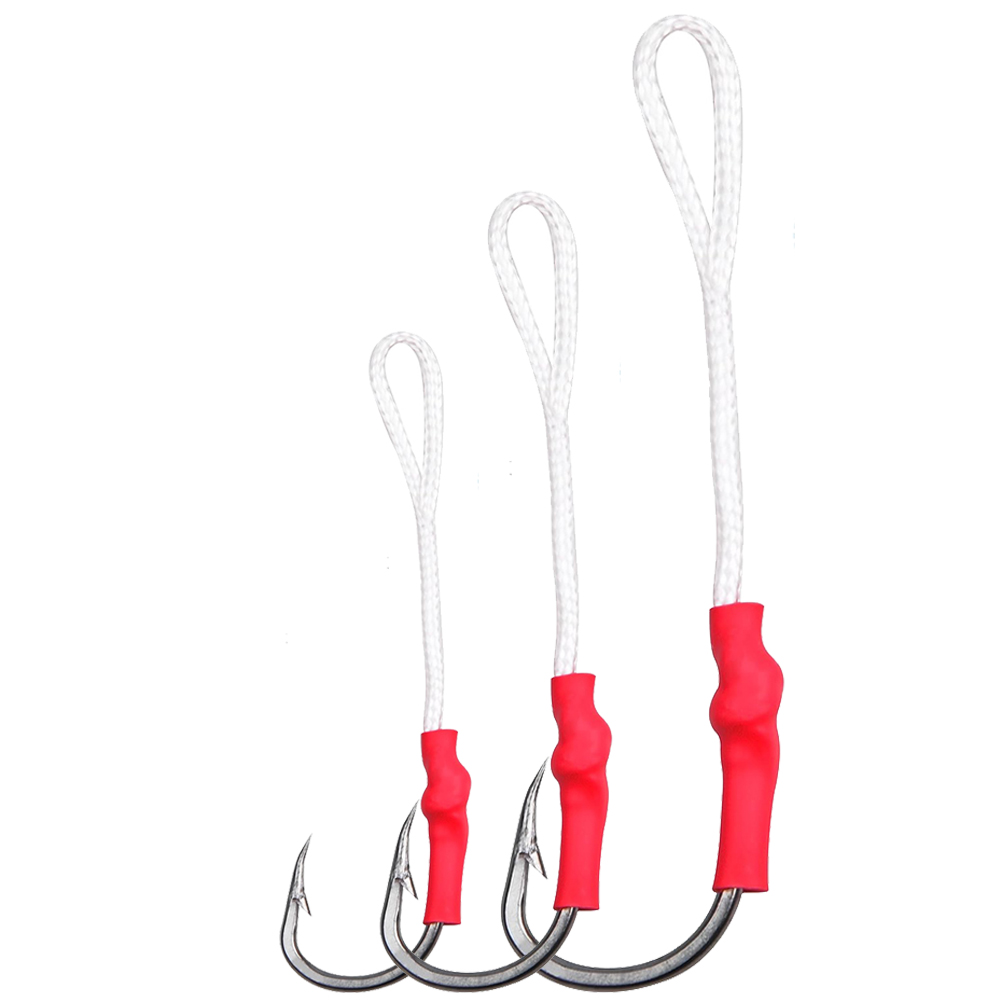 Fishing Hook Size - 5Pcs 1/0-10/0 Slow jig assist fishing