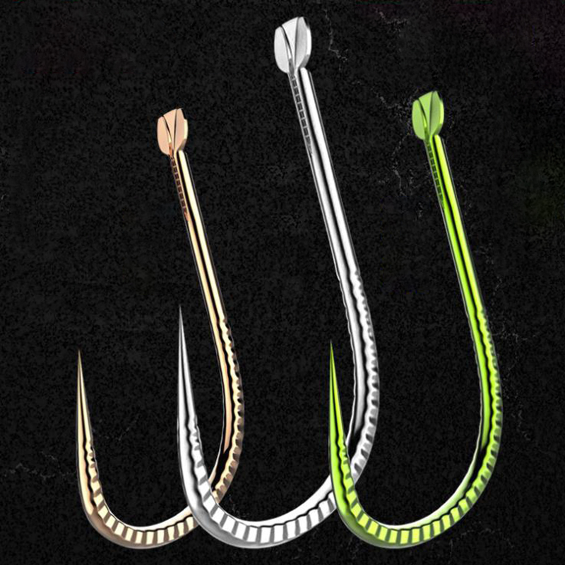 Fishing Hook Barbless - DYGYGYFZ 50Pcs/set Fishinghook Trunking Carp Fishing