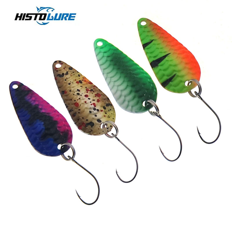 Fishing Hook Jig - Fishing Trout Spoon Single Hook Spinning