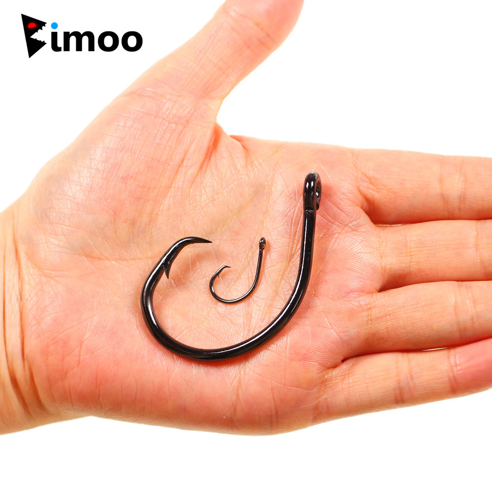 Fishing Hook Circle - Bimoo 5pcs #4~8/ 0 Heavy Wide