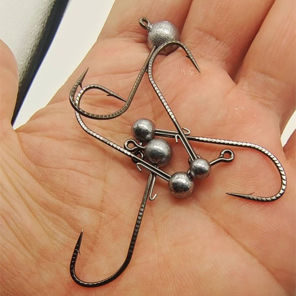 5pcs 1g 2g 2.5g 3.5g 5g Mini J - Fishing Hook Barbless recension och pris
