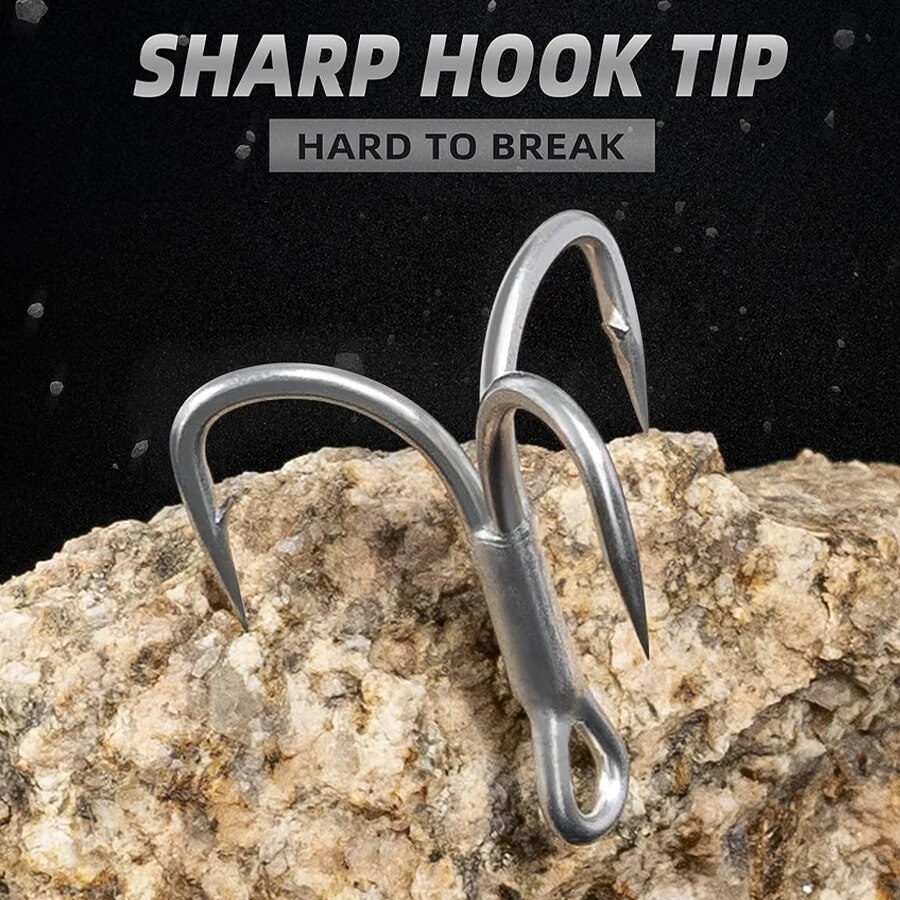 Fishing Treble Hooks High Carb - Fishing Hook Offset recension och pris
