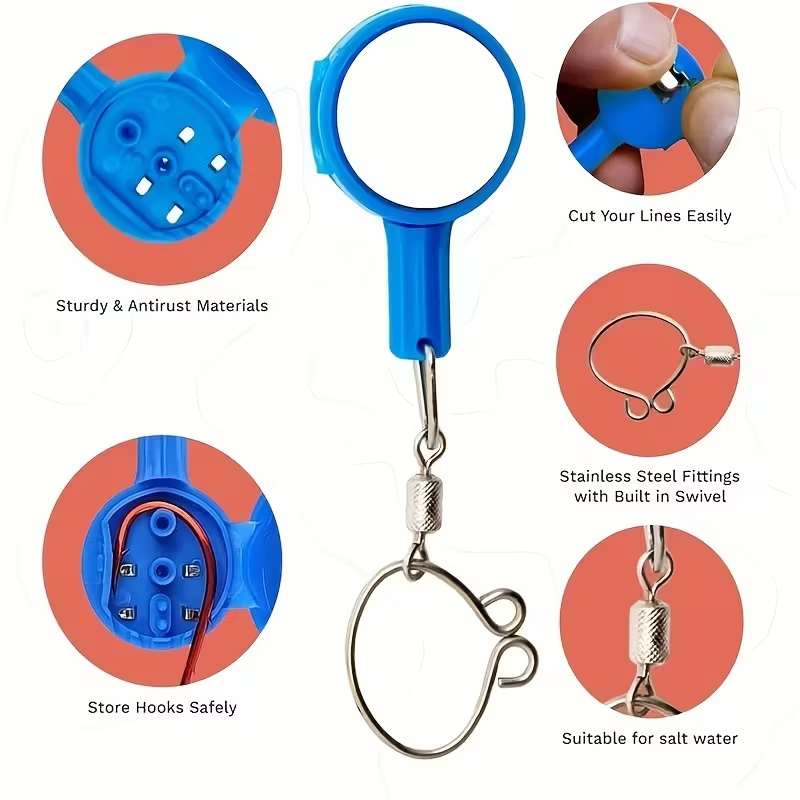 2pcs   Fishing Gadgets: Knotti - Fishing Hook Barbless recension och pris