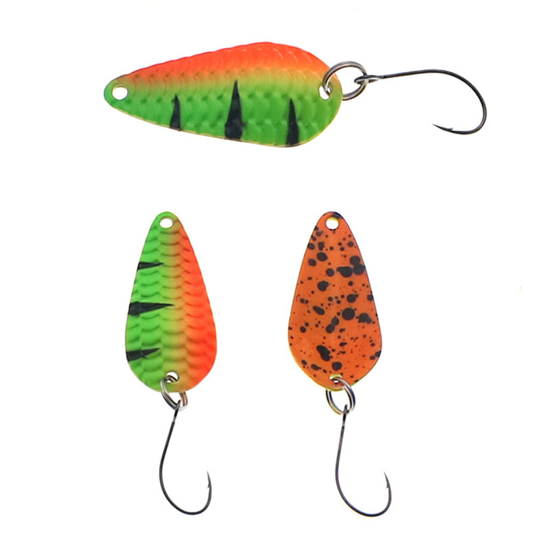 Fishing Trout Spoon Single Hoo - Fishing Hook Jig recension och pris