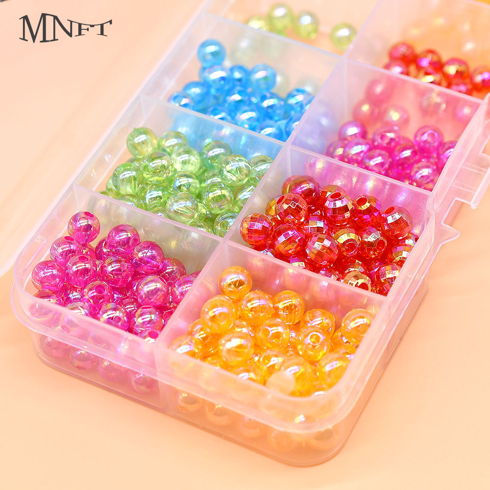 MNFT Mix 5 Colors Round Beads  - Fishing Hook Size recension och pris
