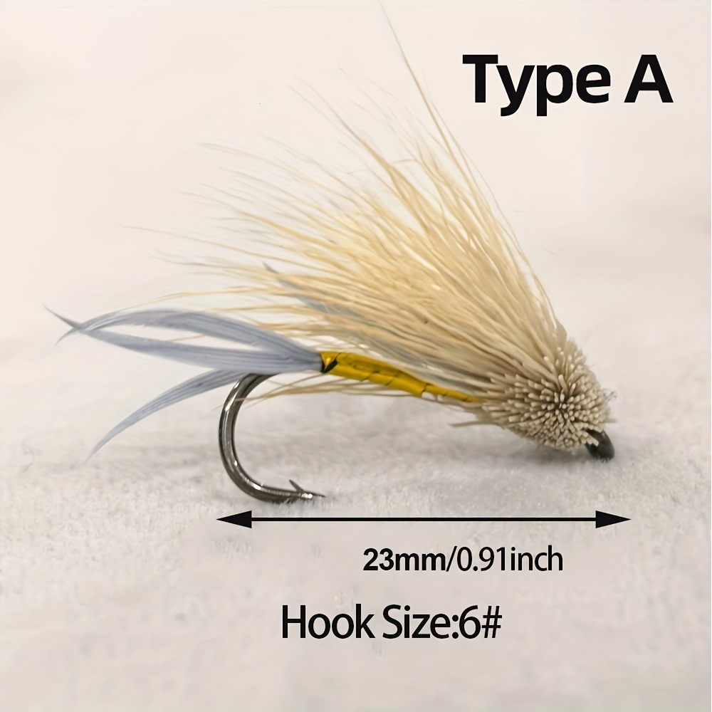 5/6Pcs Popper Hopper Fly Fishi - Fishing Hook Size recension och pris