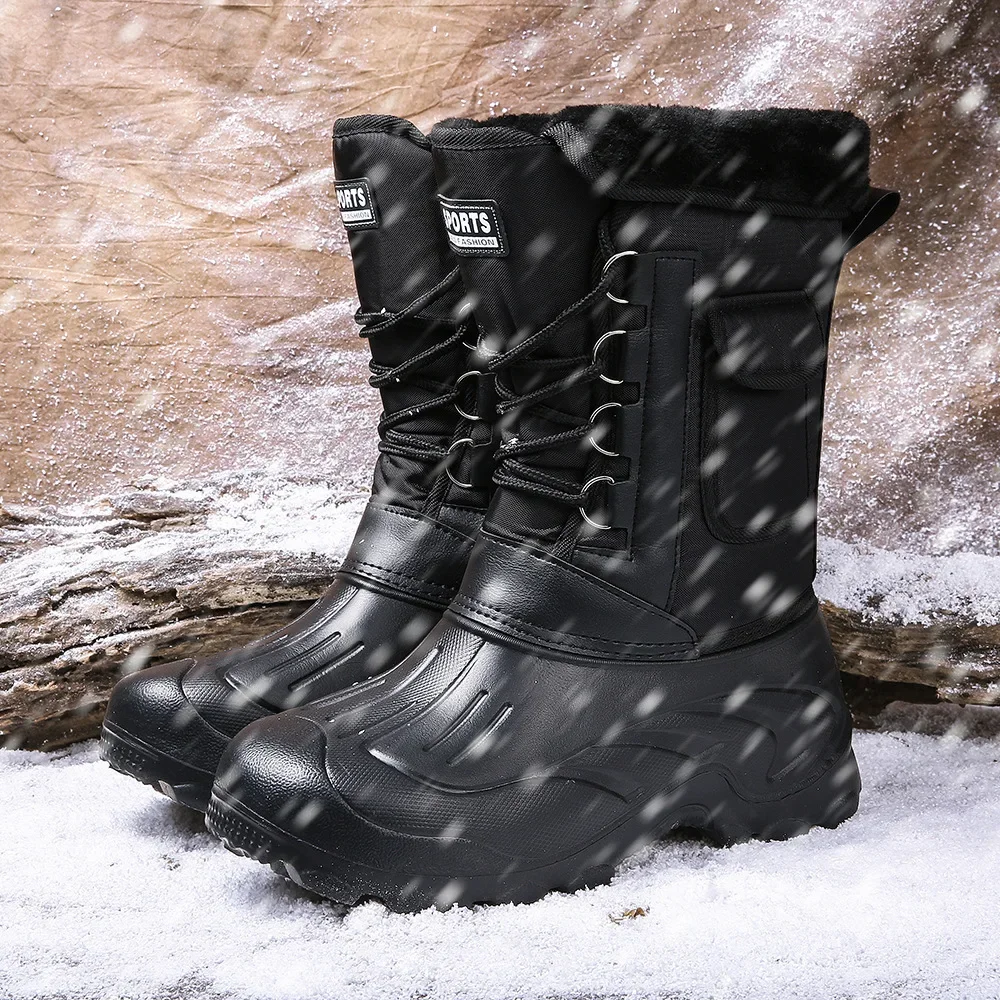Men Winter Snow Boots Outdoor  - Fishing Hook Size recension och pris