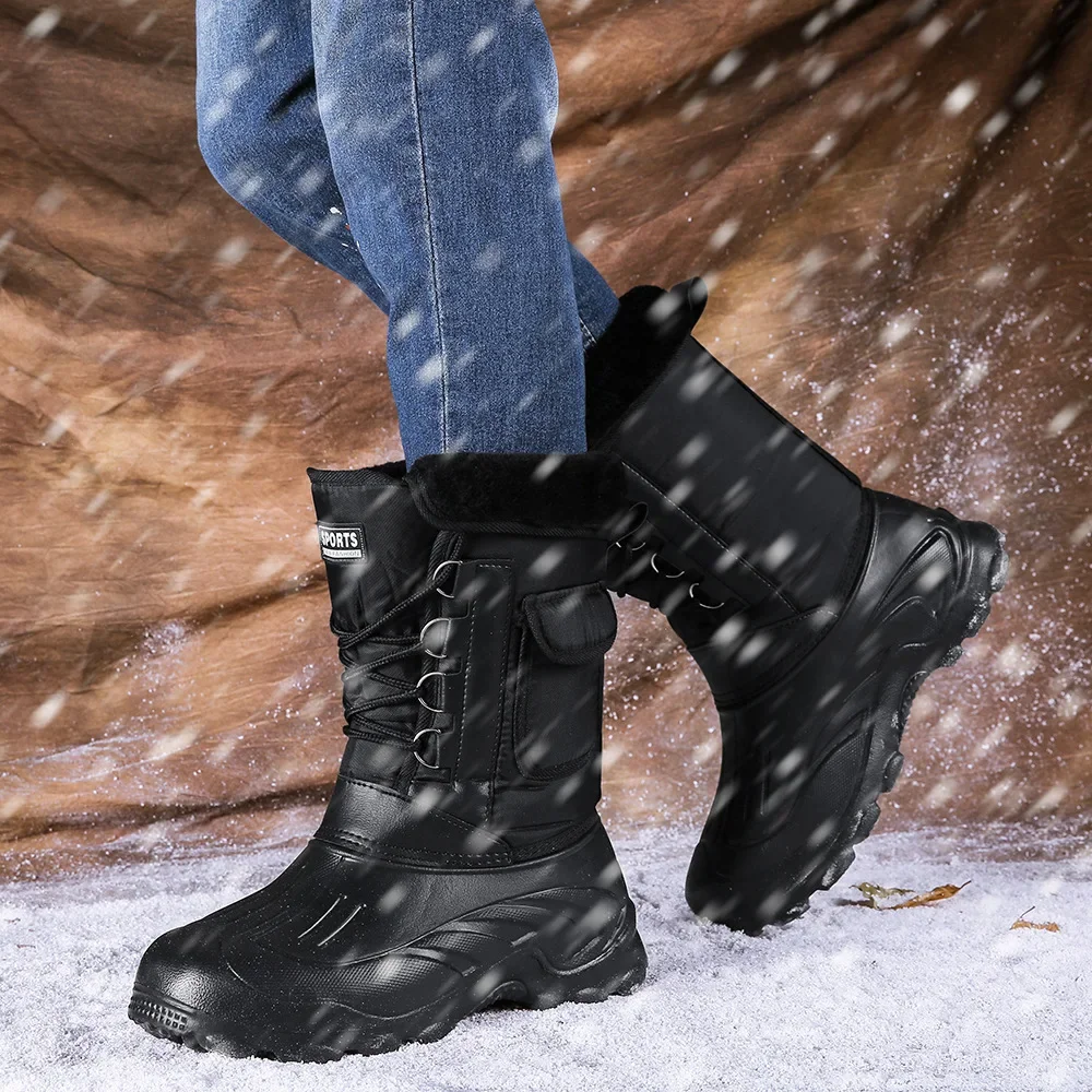 Men Winter Snow Boots Outdoor  - Fishing Hook Size recension och pris