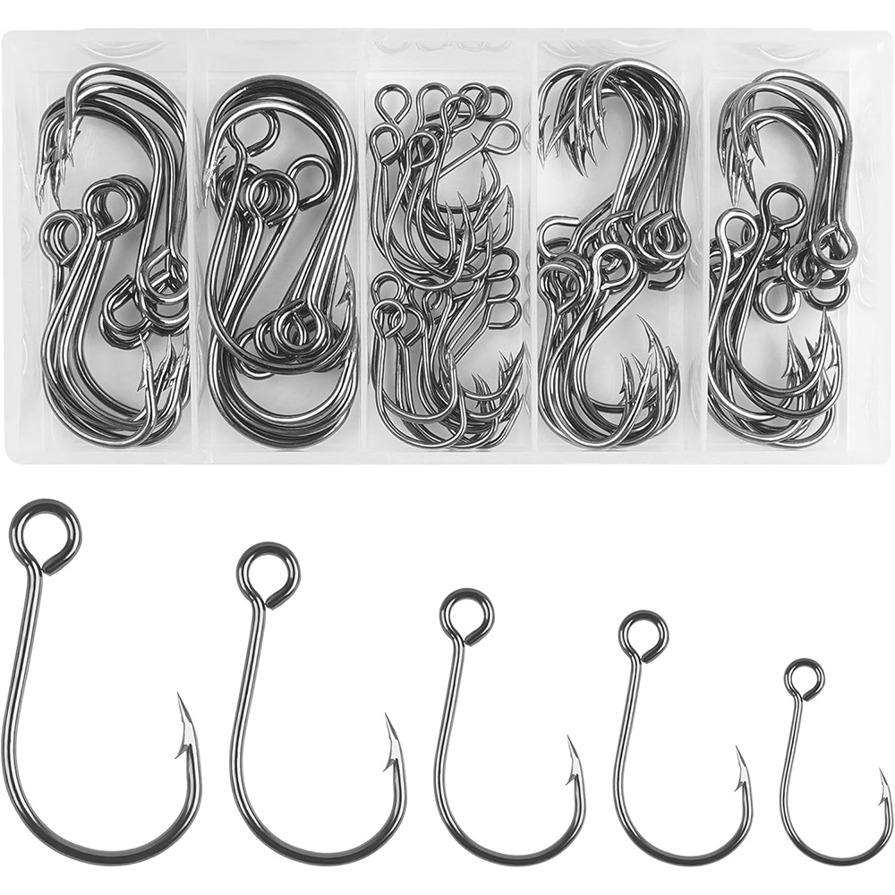 70Pcs Fishing Inline Single Ho - Fishing Hook Offset recension och pris