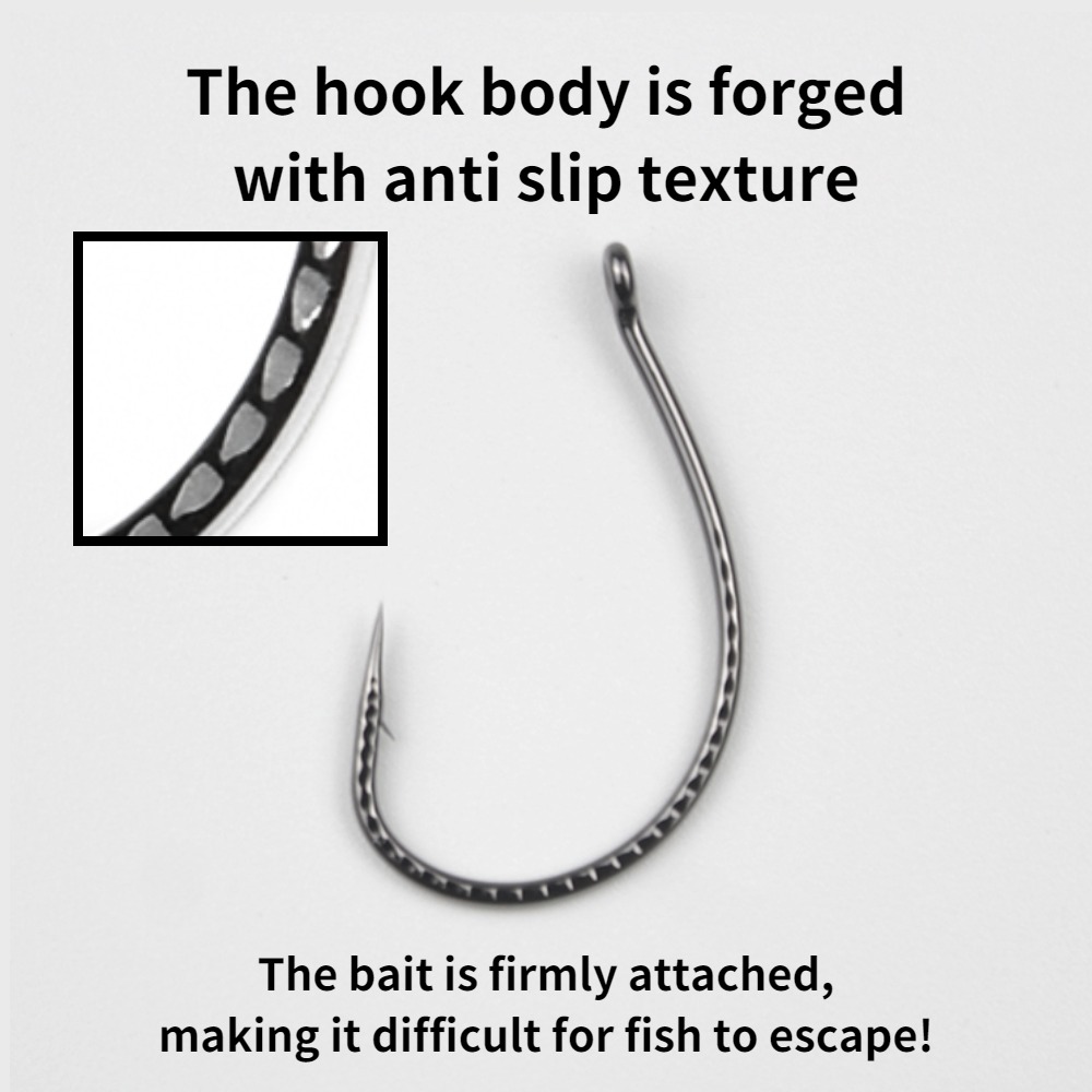 50pcs Wacky Hooks High Carbon  - Fishing Hook Barbless recension och pris