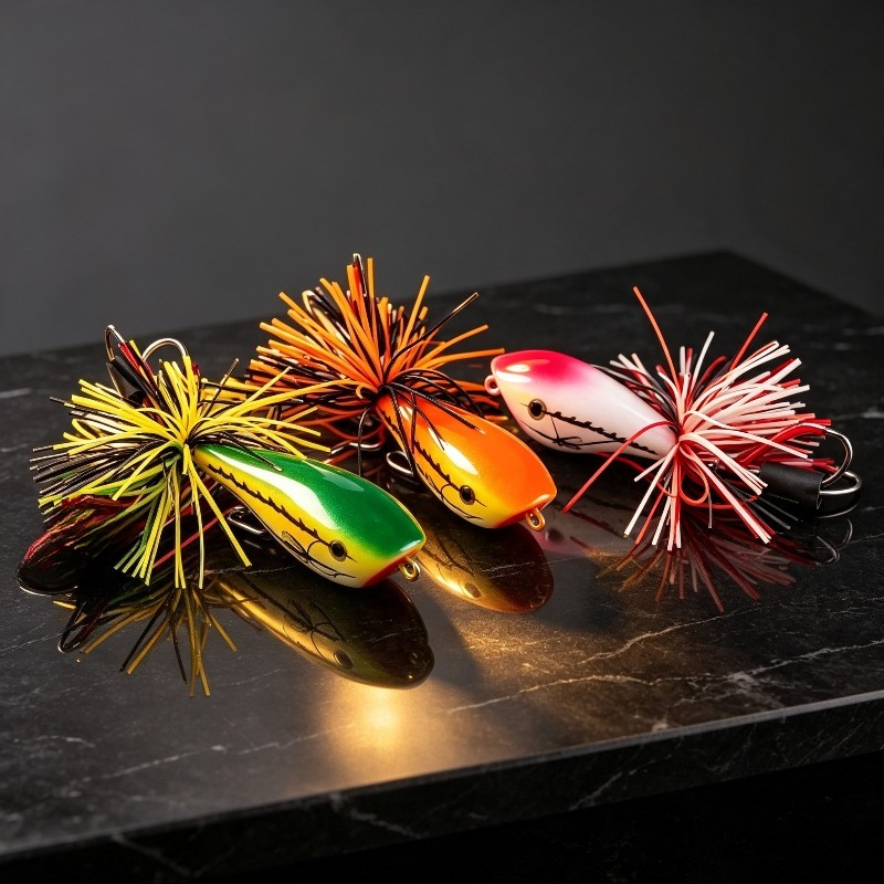 1PC/2PCS Thai-Style ABS Hard F - Fishing Hook Weedless recension och pris