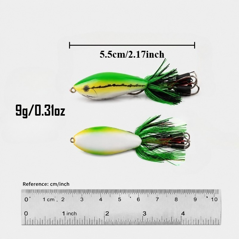 1PC/2PCS Thai-Style ABS Hard F - Fishing Hook Weedless recension och pris