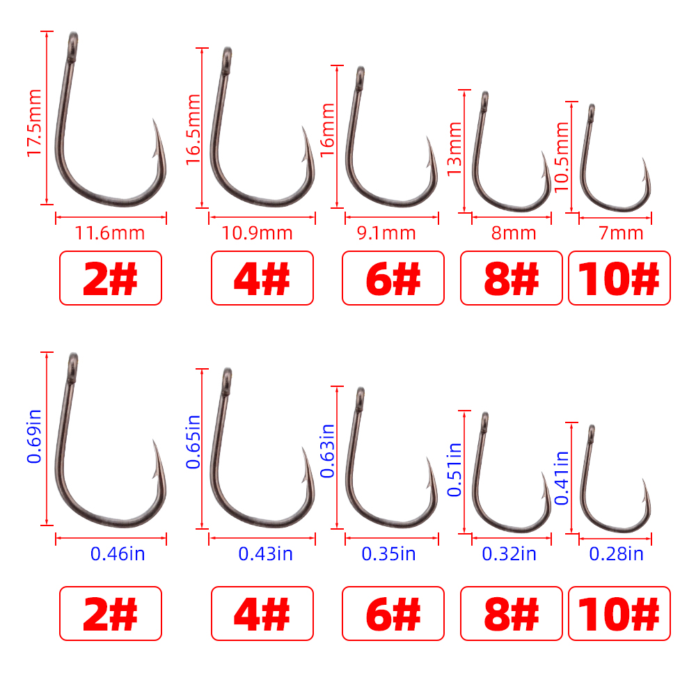 100pcs Stainless Steel Barbed  - Fishing Hook Barbless recension och pris