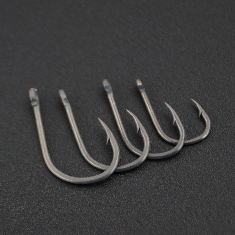 100pcs Stainless Steel Barbed  - Fishing Hook Barbless recension och pris