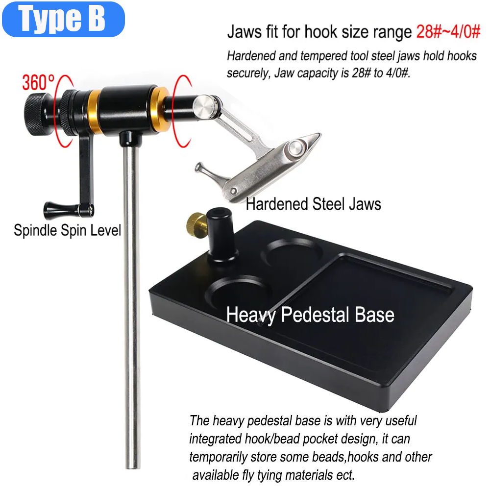 Wifreo 360° Rotation Fly Tying - Fishing Hook Jig recension och pris