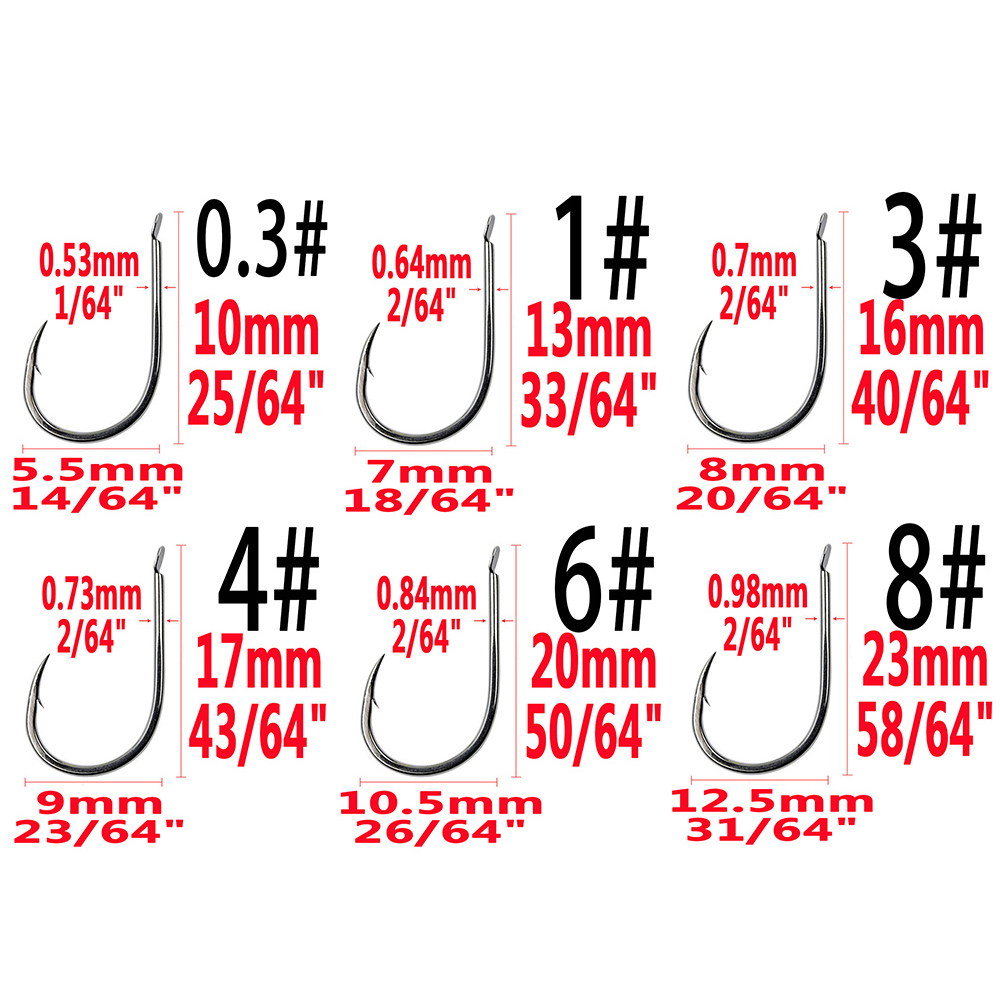 240pcs/box Barbed Fishing Hook - Fishing Hook Barbless recension och pris