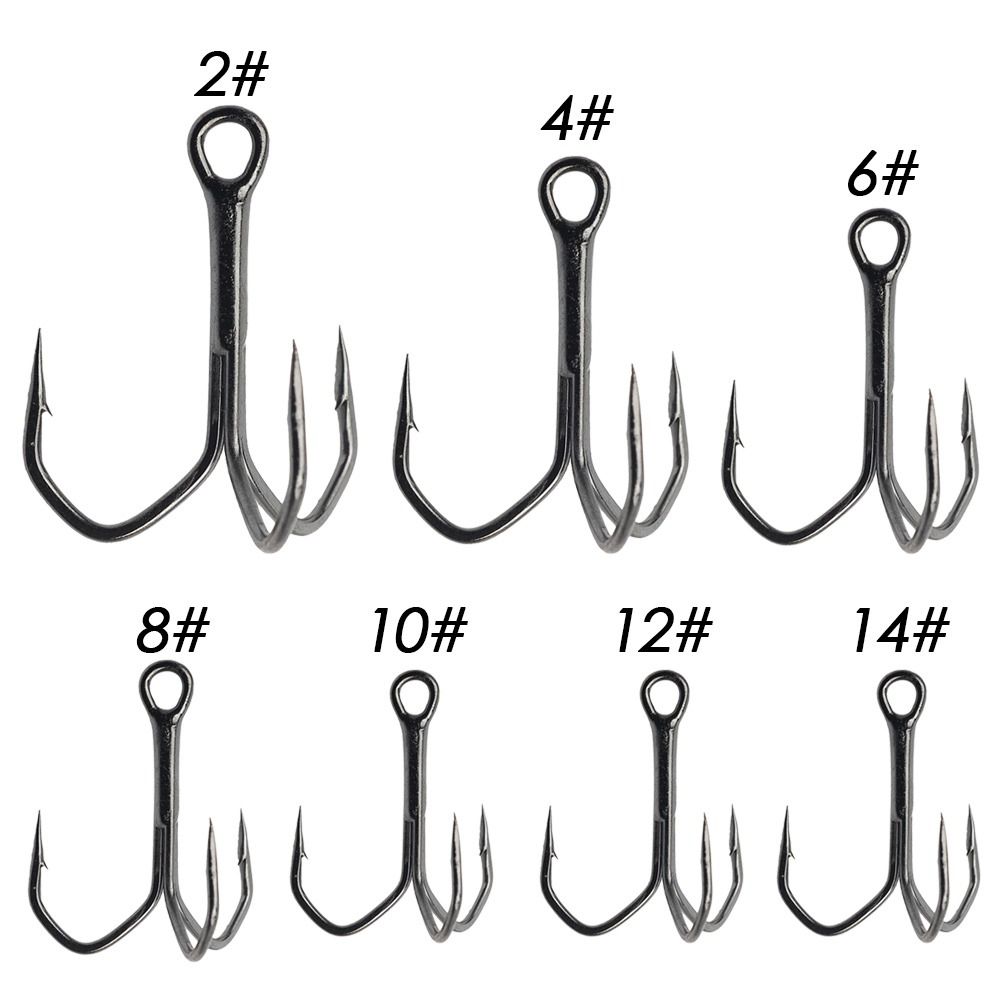 10Pcs Anti-rust Ahite Nickel S - Fishing Hook Size recension och pris