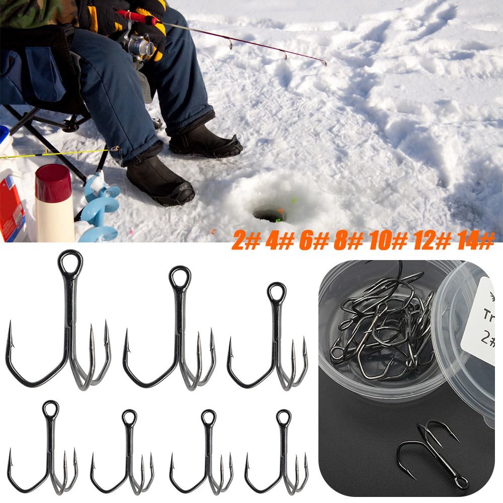 10Pcs Anti-rust Ahite Nickel S - Fishing Hook Size recension och pris