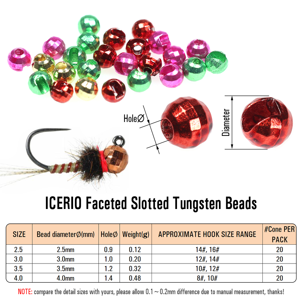 ICERIO 20PCS Diamond Faceted S - Fishing Hook Jig recension och pris
